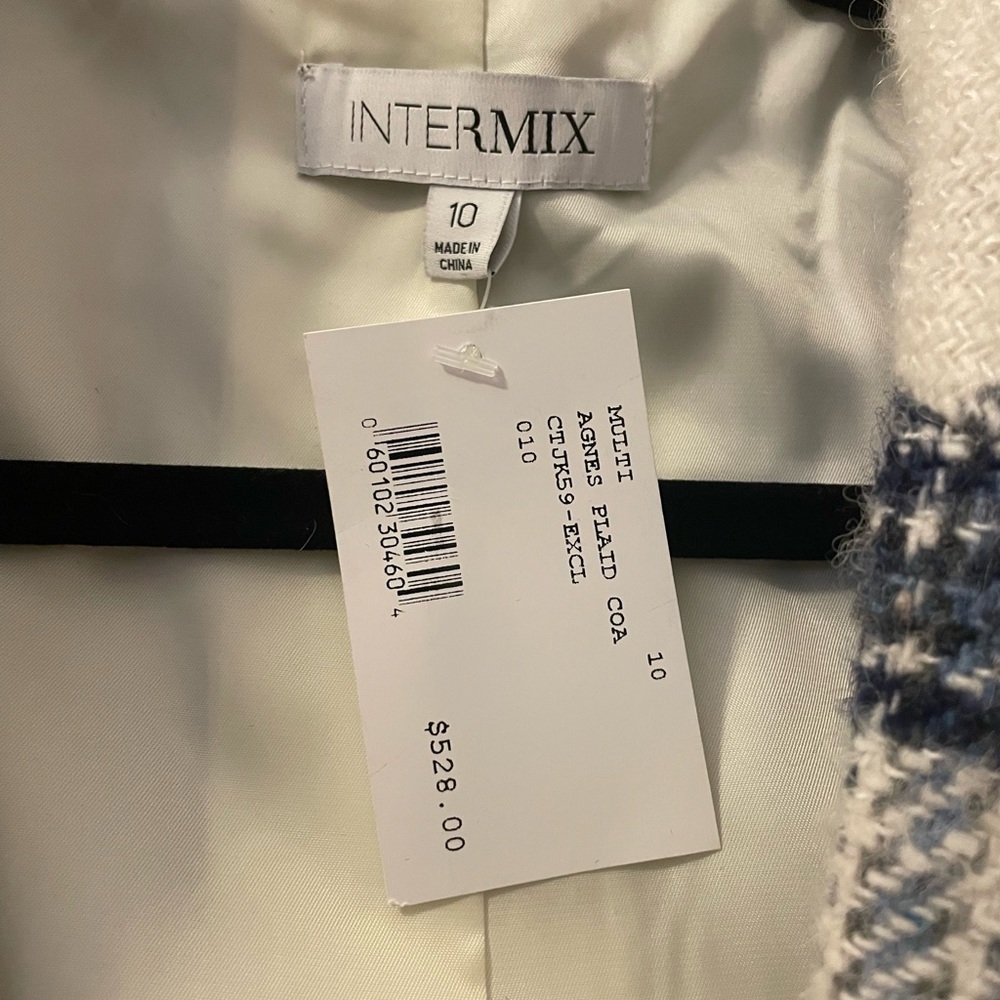 Brand new, never worn wool Intermix coat